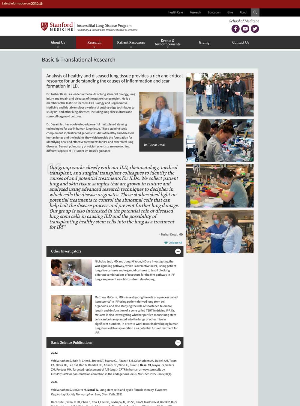 Basic Translational Research Page Basic Translational Research Page