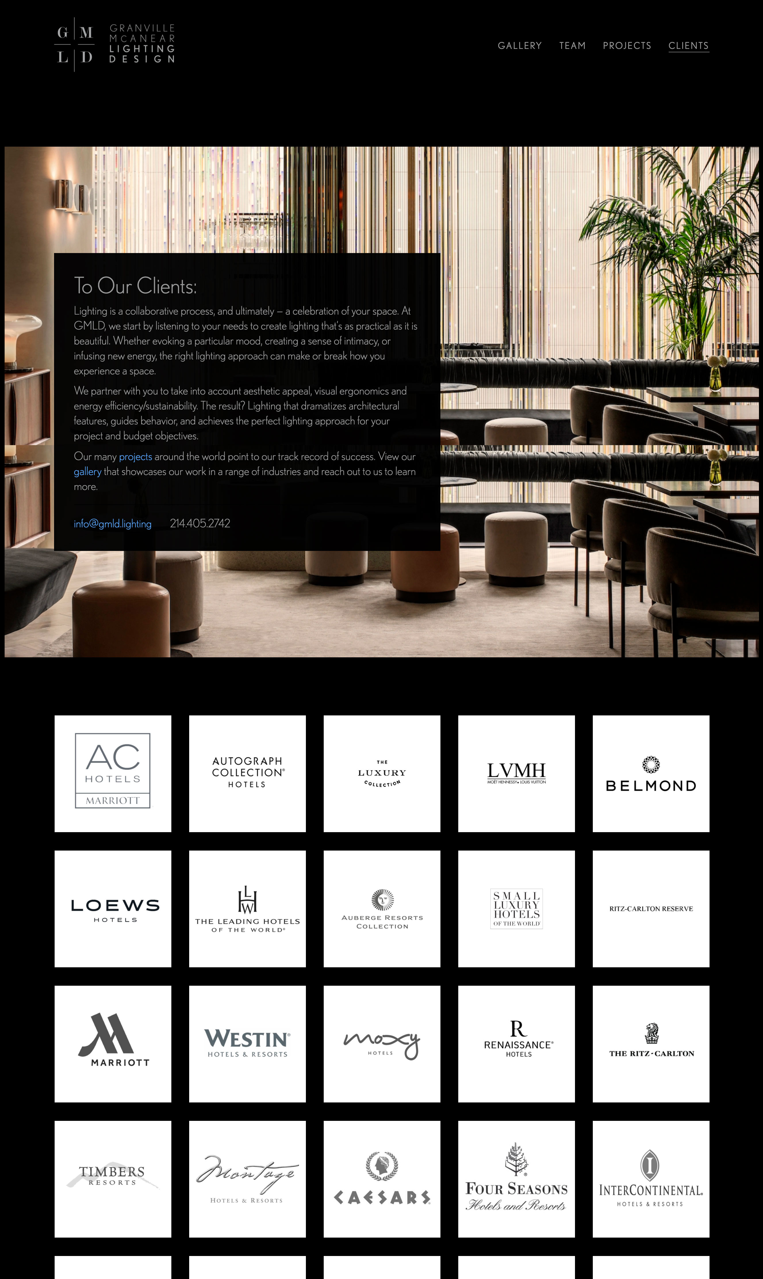 Clients Page Clients Page