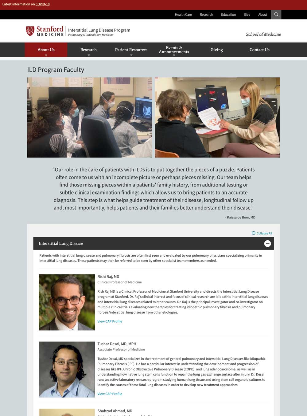 Faculty Page Faculty Page